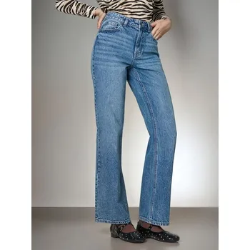 Dámské džíny Sinsay - Džíny wide leg - modrá - 438CA-55J - 438CA-55J-34