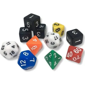 Příslušenství k deskovým hrám imago Jeskyně a draci - sada 11 kostek