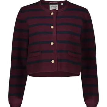 Dámský svetr Scotch & Soda Bordeaux/ Dunkelblau 4234870 XL
