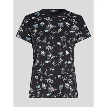 Tričko Karl Lagerfeld Schwarz 6695846 S