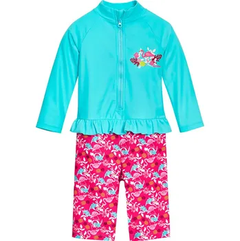 Chlapecké plavky Playshoes Türkis/ Pink 610097 74