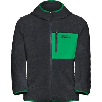 Dívčí bunda Jack Wolfskin Schwarz/ Grün 5977021 104