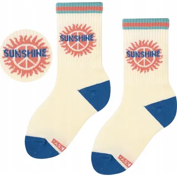 Pánské ponožky Ponožky Béžové 24-29 ZOOKSY Barevné Dlouhé Ponožky