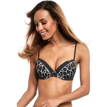 Dámské plavky Plavky Kris Line Schwarz/ Weiß 3646102 65DD