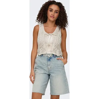 Dámská vesta Vesta ONLY Creme 6734640 M