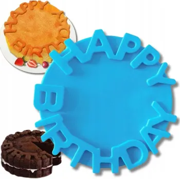 Forma na pečení Forma na bábovku SILIKONOVÁ FORMA K NAROZENINÁM průměr 20,5 cm