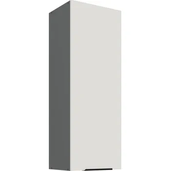Kuchyňská skříňka Vysoká horní kuchyňská skříňka LUNARA - šířka 40 cm, bílá / antracit