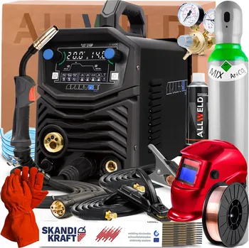 Svářečka Svářečka SPARTUS EASYMIG 210 PULSE 230V 200A Synergie TIG Lift MMA 2T/4T