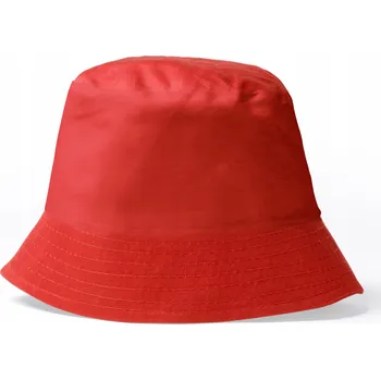 Čepice Dětský klobouk, malá letní Čepice ze 100% bavlna, červená barva