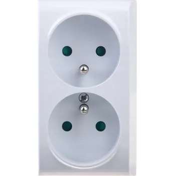 Elektrická zásuvka Ospel Elektrická Zásuvka zásuvka bílá