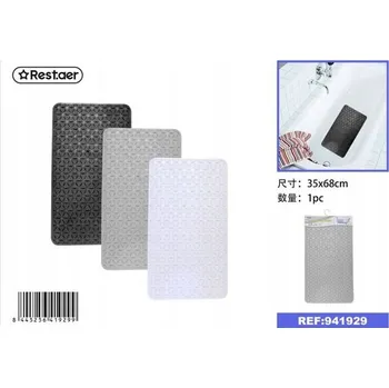 Rest.aer - Jednobarevná podložka do vany 35*68 CM obdélníková