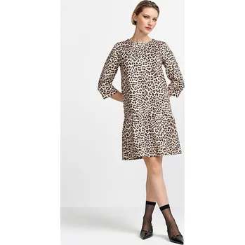 Dámské šaty Šaty Rich & Royal Beige/ Braun 703627 38