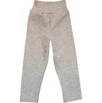 Dívčí legíny Legíny Šedé Melírované Dětské Legíny Velikost 80 KLEKLE