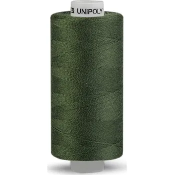 Nit Polyesterové nitě Unipoly návin 500 m, střední, 687 olivová zeleň tmavá