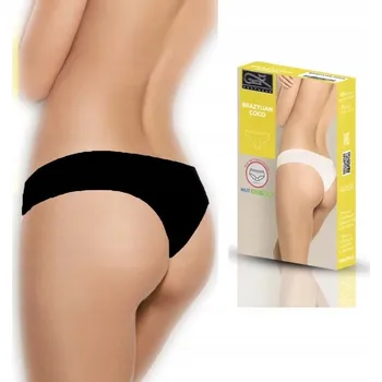 Kalhotky Dámské kalhotky střihu Brazilské Kalhotky Gatta COCO L černé