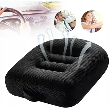 Polštář ORTOPEDICKÝ POLŠTÁŘ MASÁŽNÍ BEDERNÍ OPĚRKA ZAD DO AUTA KANCELÁŘSKÁ NA ŽIDLI