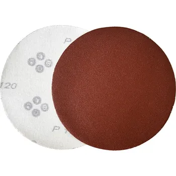Brusný papír Výsek KONNER D30 125 mm, P120, brusný, kulatý, bez děr, AluOxide