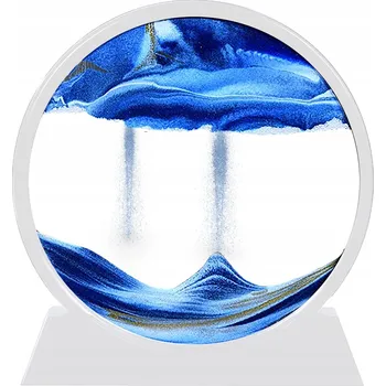 Obraz 3D PŘESÝPACÍ HODINY SAND ART POHYBLIVÝ OBRAZ MINI DYNAMICKÝ PÍSEK STOLNÍ DEKORACE