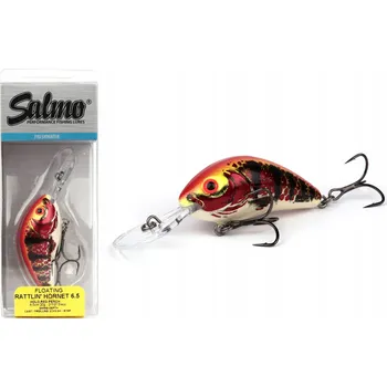 Umělá nástraha Wobler Salmo Rattlin Hornet F 6,5 cm/20 g HoloRedPer