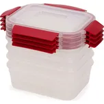 JOSEPH JOSEPH Nest Lock 4 ks – sada obdélníkových dóz 1,1 l