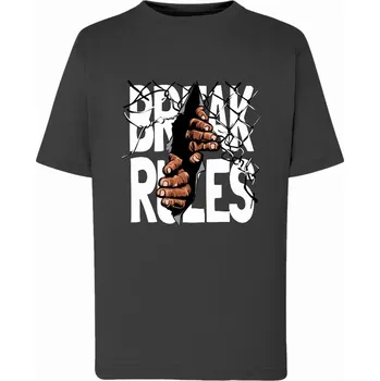 Chlapecké tričko Chlapecké tričko Break Rules grafit Tup Tup, vel. 146/152
