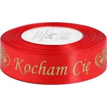 Stuha Saténová stuha 22 m x 2,5 cm červená