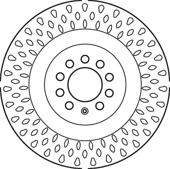 Brzdový kotouč TRW DF6011S Brzdový kotouč