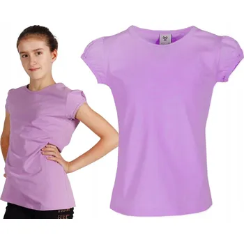 Chlapecké tričko YOCLUB dětské tričko fialové bavlna velikost 146