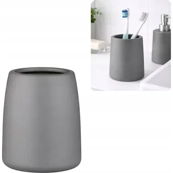 Koupelnový kelímek Galicja Albano 24640 šedý keramický 200 ml