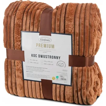 Prostěradlo Deka Eurofirany polyester 220 cm x 200 cm oranžová