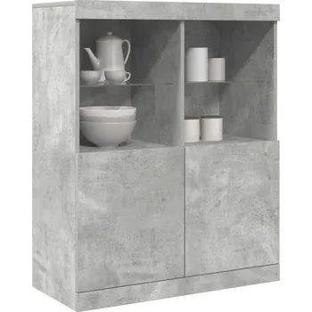 Organizace kuchyně vidaXL Příborník betonově šedý 81x37x100 cm kompozitní dřevo