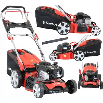 Sekačka Faworyt silná benzínová sekačka na trávy s pojezdem Briggs & Stratton 4.0 HP GT 46 cm