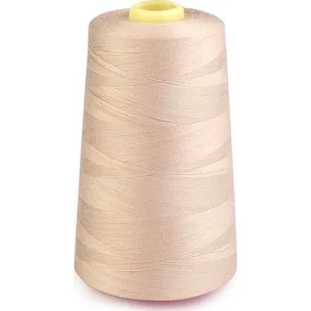Nit Polyesterové nitě pro overlocky i klasické šití návin 5000 yards PES 40/2, malé, 687 Cuban Sand