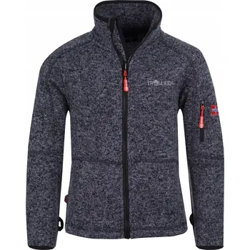 Chlapecká mikina Trollkids dětská mikina polyester černá, velikost 110