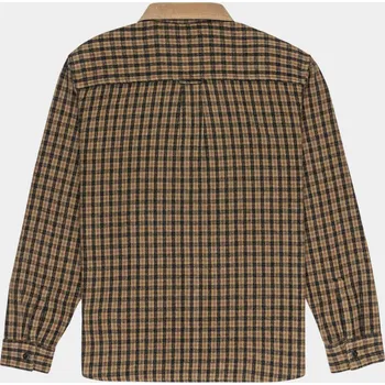 Pánská košile Quiksilver Mercury Sandstrokes (sand strokes elmwood/biking re) XL, hnědá