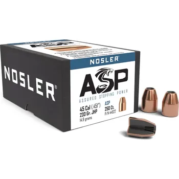 Příslušenství pro sportovní střelbu Střely Nosler Sporting Handgun .45 cal, dia .451, 230grs JHP