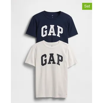 Chlapecké tričko Tričko GAP Weiß/ Dunkelblau 3982840 122