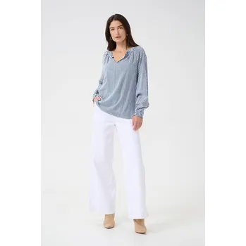 Dámské tričko Cream Blau/ Weiß 4262137 34