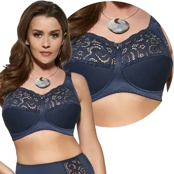 Podprsenka Podprsenka polovyztužená 583 Nina grafitová 95H Viki pohodlná a pevná