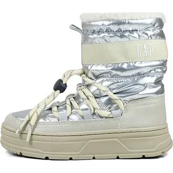Dívčí kozačky GAP Creme/ Silber 7624569 35