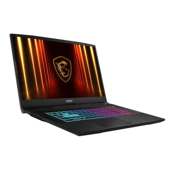 Notebook MSI Katana 17 HX B14WFK-283XCZ/i7-14650HX/32GB/1TB SSD/RTX 5060, 8GB/17,3"FHD IPS, 144Hz/Bez OS/černá