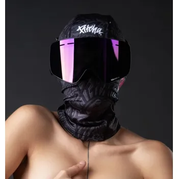 Kukla pitcha Kukla ninja balaclava black/logo