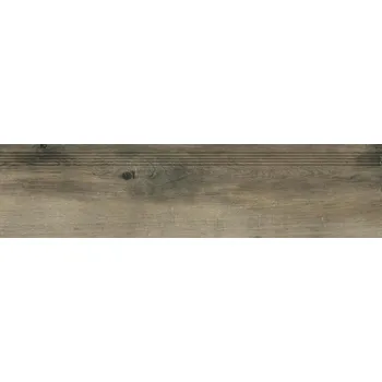 Dlažba RAKO Saloon DCPVD748 schodovka tmavě hnědá 30x120 cm
