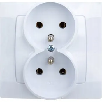 Elektrická zásuvka Ospel Elektrická Zásuvka zásuvka bílá