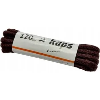 Tkaničky do bot Kaps tkaničky hnědé, délka 120 cm