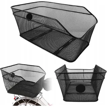 Košík na láhev Zadní košík na kolo Gearox ZADNÍ KOŠÍK NA KOLO NA NOSIČ, černý