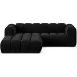 Antracitová rohová pohovka (levý roh) Lupine – Micadoni Home ID_1672146