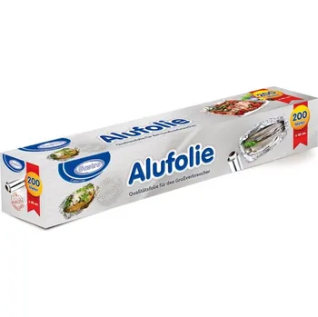 Alobalová fólie Hliníková (Alu) fólie v boxu 45 cm x 200 m, 11 µm [1 ks]