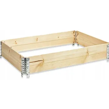 Vyvýšený záhon ROYSSON | PALETOVÝ NÁSTAVEC 80 X 60 CM | KVĚTINÁČ, ZELENINOVÁ ZAHRADKA, ZÁHON