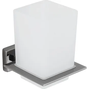 Držák na kartáček Mexen Arno kelímek na kartáčky, černý chrom - 7020738-73 Příslušenství pro čištění zubů